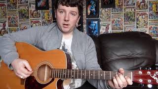 Gerry Cinnamon Ghost guitar lesson [upl. by Aekim]