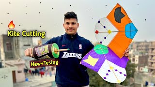 🔥New Manjha Testing  Kite Cutting  Kite Flying  Ankit Kite Fighting [upl. by Hagep]