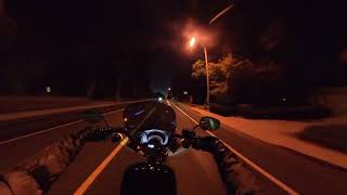 Harley Davidson Street Bob  The Ultimate Exhaust  Early Morning Ride [upl. by Ennaej]