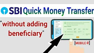 how to send money via sbi quick transfer in hindi [upl. by Akerue]