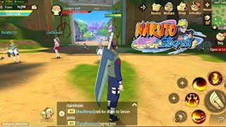 Naruto Slugfest Gameplay 3D OPEN WORLD MMORPG AndroidIOS [upl. by Balfour156]