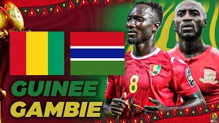 🔴🇬🇳🇬🇲 GUINEE  GAMBIE  18 EME DE FINALE CAN🇬🇳LE SILY NATIONAL vs LES SCORPIONS🇬🇲 [upl. by Horbal]