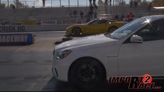 Benz E63 AMG VS ZR1 Corvette [upl. by Kealey]