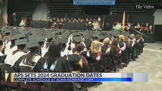 APS announces 2024 high school commencement dates [upl. by Herc556]