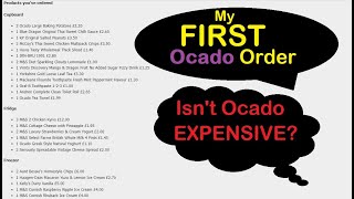 Ocado FIRST TIME REVIEW part 1 of 2 [upl. by Verdie]