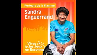 Sandra Enguerrand porteuse de la Flamme en Essonne [upl. by Reaht667]