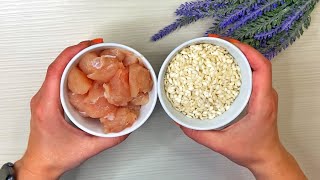 RISO e PETTO DI POLLO per un pranzo veloce sano e gustoso Ricette facili e veloci asmr [upl. by Timothee999]