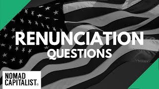 FAQs About US Citizenship Renunciation [upl. by Noslrac]