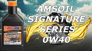 💪 PREMIUM 😍 Aceite Motor Sintético Amsoil Signature 0w40  Review [upl. by Laeira461]