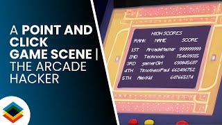 Creating a PointandClick Game Scene  The Arcade Hacker [upl. by Asertal]