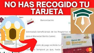 Qué Hacer SÍ NO te han Entregado tu Tarjeta del Banco del Bienestar Becas Benito Junio 2023 [upl. by Minnaminnie]