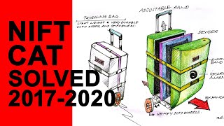 NIFT CAT SOLVED 20172020 [upl. by Llenna]