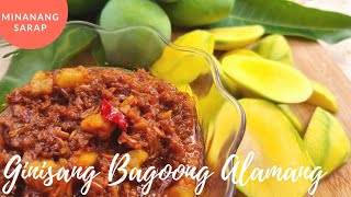 GINISANG BAGOONG ALAMANG RECIPE  minanangsarap [upl. by Gayel131]