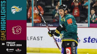 HIGHLIGHTS Stena Line Belfast Giants vs Guildford Flames [upl. by Nosned]