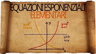 Equazioni Esponenziali Elementari  Spiegazione con Esempi Svolti [upl. by Yttel255]