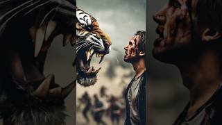 Zombies vs Tiger Who Would Win 🧟‍♂️🐅 shorts tiger zombiesurvival [upl. by Nyrahs]