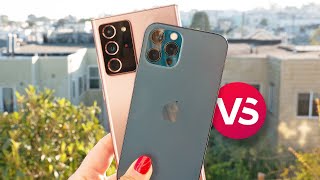 iPhone 12 Pro vs Galaxy Note 20 Ultra camera comparison [upl. by Lesslie]