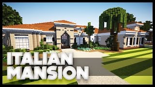 Minecraft  Italian Mansion [upl. by Acirederf]