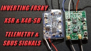 Uninverting FrSky XSR amp X4RSB Telemetry amp Sbus Signals [upl. by Enitsirk]