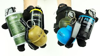 Testing Every Single TAGiNN Airsoft Grenade [upl. by Cattier]