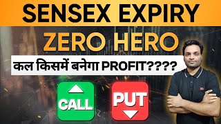 Sensex Zero Hero Analysis for tomorrow optiontrading trading analysis [upl. by Aniluj295]