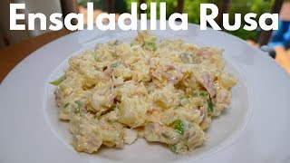 Ensaladilla Rusa  RECETA CASERA  Muy rica y fácil de hacer [upl. by Dadinirt]