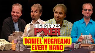 Every Poker Hand Daniel Negreanu Ever Played on High Stakes Poker MEGA COMPILATION [upl. by Bound]