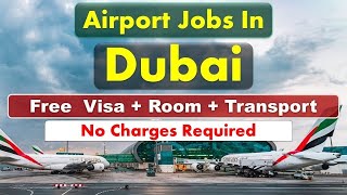 Flydubai Airline Jobs In Dubai Airport With Free Visa  Room 2024  Dubai Airport Jobs dubaijobs [upl. by Farrish]