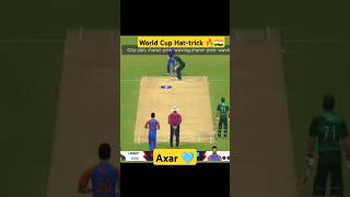 Axar patel T20 worldcup hattrick 🇮🇳🩵 IND vs Pak shortsfeed shorts [upl. by Yzeerb]