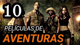 Top 10 Mejores Películas de AVENTURAS [upl. by Pavier]