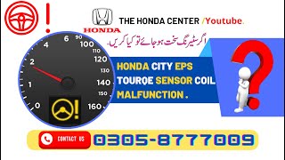 DTC 51 05 Honda City Torque Sensor Coil Malfunction [upl. by Gardia]