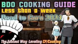 BDO  2024 Cooking Easy CP and Road to Guru Tips [upl. by Nuahs222]