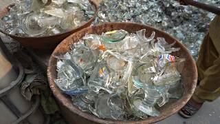 How Broken Glass scrap Recycle [upl. by Anse]