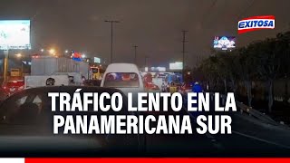 🔴🔵Surco Se reporta tráfico lento en la Panamericana Sur en sentido norte a sur [upl. by Adnaloj]