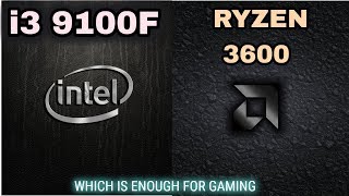 Ryzen 5 3600 vs i3 9100f  15 Games Tested [upl. by Lerred]