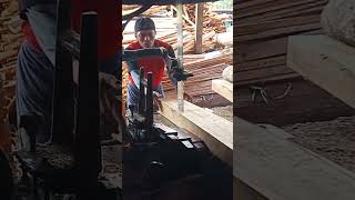 WOOD WORKING AKASIA PANJANG PAPAN [upl. by Mahgirb]