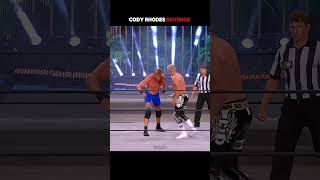 Cody Rhodes Gets Revenge On Jack Hager For Dustin Rhodes wwe aew shorts [upl. by Yssirk]