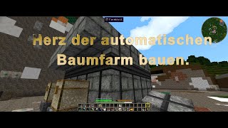 003  4 fache TimeLapse  Herz der automatischen Baumfarm bauen bei Minecraft in HD [upl. by Ehtiaf]