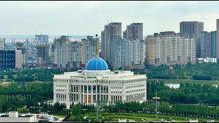 Xi Jinping participe à la cérémonie de bienvenue organisée par le président kazakh [upl. by Hgielrebma]