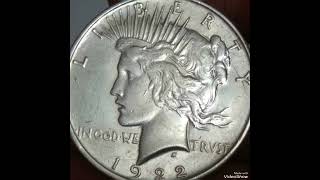 1922 Silver peace Dollar Mint Error That Sold for big Money [upl. by Aivekal]