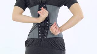 How to Waist Train How to Unlace Yourself out of a Corset [upl. by Atikir]