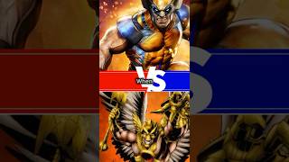 Wolverine vs Hawkman Who Wins in a Battle of Immortals shorts wolverine marvel [upl. by Ahseel]