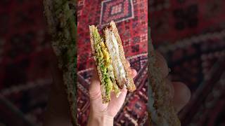 Pork Schnitzel Breakfast Sandwich cooking culinary foodie travel food chef [upl. by Lehcear798]