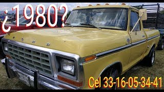 Camioneta FORD 80 Custom ¿EN VENTA  quotLa Palomaquot Ford 79 l Ford Motor Company l F100 MEXICANA [upl. by Ahsieket]