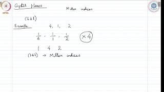 mod01lec03  Indexing of crystal planes [upl. by Adolfo]