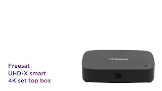 Freesat UHDX Smart 4K Ultra HD Set Top Box  Product Overview  Currys PC World [upl. by Tansey]