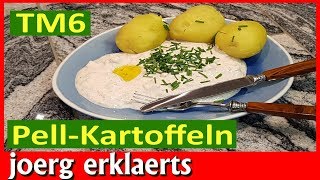 Kartoffeln und Quark amp Leinöl Lausitz Pellkartoffeln Thermomix Kartoffeln TM6  TM5 No 277 [upl. by Ayyidas]