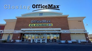 CLOSED Closing OfficeMax  Mesa AZ [upl. by Millan241]