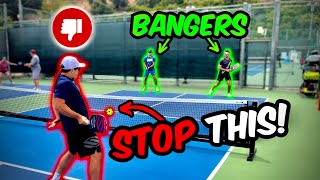 How to Beat BANGERS in Pickleball HardHitting Players [upl. by Lela]