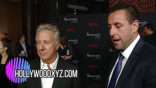 Netflix The Meyerowitz Stories premiere Dustin Hoffman Adam Sandler Grace Van Patten [upl. by Hodosh141]